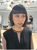 《kana》*くびれボブ*切りっぱなしボブ*オン眉*