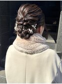 花田/ヘアセット/結婚式ヘアセット/ヘアアレンジ/着物/下北沢