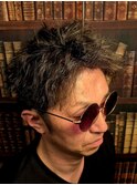 ツイストピンパーマの男のカットスタイル【西八王子】