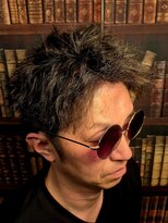 アズスペース シークエフエム 西八王子(As Space Siq FM) ツイストピンパーマの男のカットスタイル【西八王子】