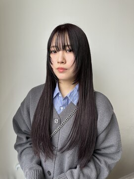 フィル(fil) ロング／ダークバイオレット