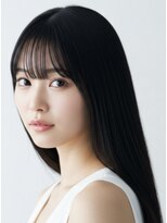 エス 天満扇町(esu)&nbsp;ya1艶髪/髪質改善カラー/黒髪/シースルーバング