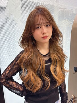 ロンドメリア 天神大名店(Lond Melia) イメチェンヘアスタイル美髪のススメワイドバングブルーブラック