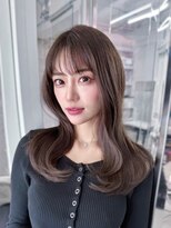 フィヴェント(Fivent) 美髪韓国レイヤーイメチェン似合わせ小顔シースルーワイドバング