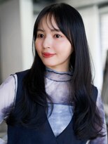 レノラ 本町(LENORA) ☆フェミニンロング大人かわいいぱっつん前髪レイヤーカット小顔