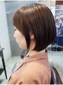 【松戸BULL】サロンスタイル☆マロンブラウン×ショートボブ