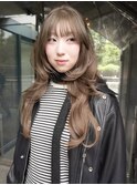 赤残留からベージュ× 韓国ハッシュカット