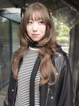 デコ(DECO) 赤残留からベージュ× 韓国ハッシュカット