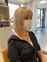 エル スタジオ 心斎橋店(L STUDIO)&nbsp;切りっぱなしコリアンブロンド