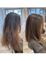 ヘアアンドメイク ニューヨーク ニューヨーク 長岡天神店(Hair&Make NYNY) 白髪ぼかしハイライトカラー