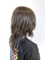 クオリス 上板橋店(QUALIS)&nbsp;小顔効果◎パールベージュ×ウルフカットでこなれ感
