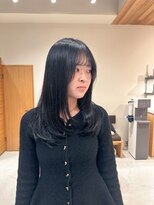 アルジャーノンリトリート(ALGERNON retreat)&nbsp;レイヤーカット×ブルーブラック