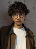 メンズカットニュアンスパーマ初パーマ