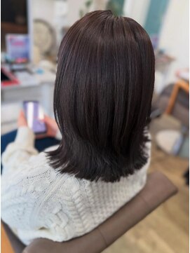 ヘアアトリエ ナイン(hair atelier nine) ヘッドスパ/バーガンディ/バズカット/ブルーブラウン/福島市