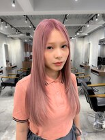 オルズ 渋谷(ALLZ)&nbsp;渋谷/ハイトーン/ケアブリーチ/ダブルカラー/渋谷/ペールピンク