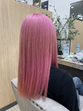 ナクレヘアー(nacure hair) ハイトーンカラー/ペールピンク・コーラルピンクカラー