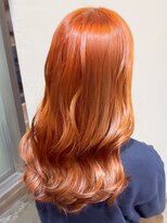 サラジュ 仁川店(SARAJU) 【Wカラー特化】森山担当 ブリーチなし×ハニーオレンジ