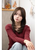 ＊レイヤーカット×セミロング