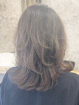 ジェービーヘア 稲毛(jb hair)&nbsp;ダークブルー／白髪ぼかしハイライト／ワンホンレイヤー
