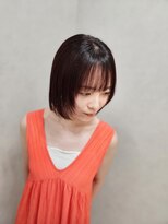 ネクサス NEXUS 大人女性に人気のツヤボブ×暖色カラー
