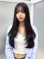 イミュ(IMMU) sheer black × layer cut