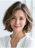 透明感を引き出す大人レイヤー