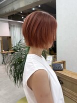 スイ(sui) レイヤーカット オレンジカラー