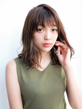 ルティア(Lutia) シースルーバング ナチュラルブラウン★★