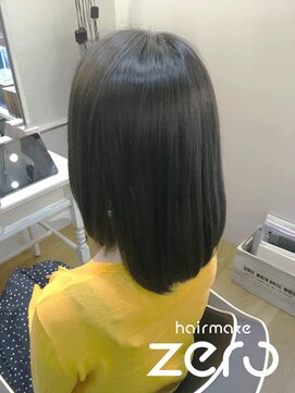 ヘアメイクゼロ 坂戸駅前店(hairmake zero) アディクシー　コバルトブルー　艶カラー