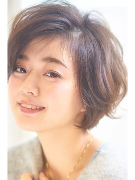 ノアエクレ 銀座(noah ecle) 【noah ecle銀座】グレージュ似合わせカットエアリーショート