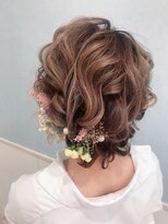 セットサロン フルール(Fleur) ボブのアップ風アレンジ