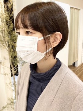 ノラキチジョウジ(NORA KICHIJOJI) 大人ショートカットワイドバング#外ハネボブに飽きた方#30代40代