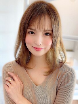 アグ ヘアー ユニ 青森中佃店(Agu hair uni) 《Agu hair》色っぽ大人レイヤーセミディ