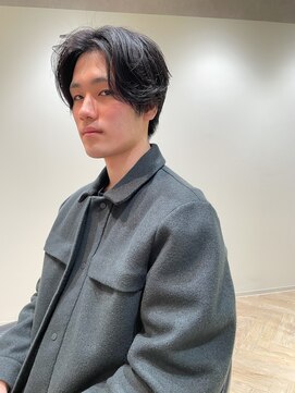 メゾンドイギー(MAISON de IGGY) 韓国風かきあげセンターパート＊