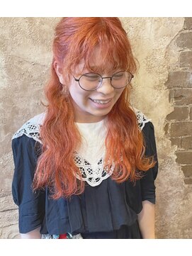 マギーヘア(magiy hair) カシスオレンジカラー［magiyhair西部笑］