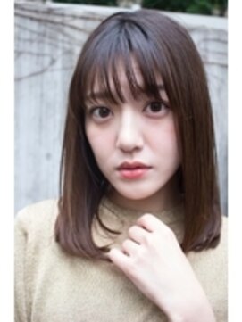 ケアリー 武蔵小杉(Carelly) ボブカーキグレージュ大人かわいいフェザーバングマッシュくびれ