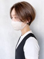 アイティーバイアルバム 下北沢店(IT by ALBUM)&nbsp;エアリーショート_ショコラベージュボブルフ_ba345241