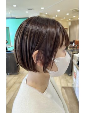 カムバイネオリーブ 溝の口店(Cam by neolive) ブリーチハイライト　ココアベージュ