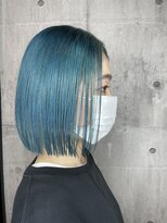 ハク(haku) エメラルドブルー/ボブ/髪質改善エステトリートメント