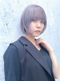 【CAF 照下 ボブウルフ×ペールカラー】