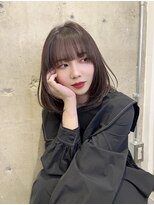 リリー(Lilley)&nbsp;【lilley 稲永麻衣】レイヤーカット+韓国ヘア