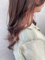 ファイブバイジエクト 堀江(FIVE by The Ect)&nbsp;ピンクカラー インナーカラー イヤリングカラー ピンクベージュ