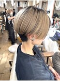 ストレートハンサムショート