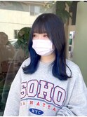 インナーカラー インナーブルー