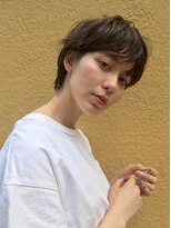 アンドレイ 表参道(andrey)&nbsp;[ANDREY]グレーベージュ/レイヤーロング/前髪パーマ黒髪カタログ