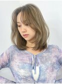 レイヤーミディ_グレーベージュレイヤーロング_ba473452