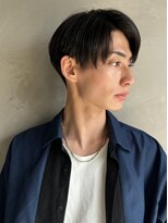 ナチュラルストレートセンターパート