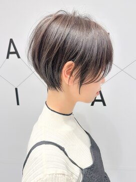 ハルキミナト ジャパン ヨコハマ(HARUKI MINATO japan YOKOHAMA) ダークグレージュレイヤーカットショート20代30代40代50代