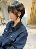 大人ショート/黒髪/濱田 実果