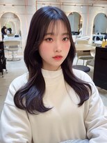 ロンド エスポワール 錦糸町(Lond espoir)&nbsp;レッドブラウンハッシュカット似合わせカット【韓国ヘア鈴木颯】